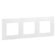 Рамка 3м универсал Etika белый встроенный монтаж (Legrand), арт. 672503