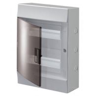 Бокс (щиток) на 24 автомата Mistral41 2 ряда пластиковый наружный IP41 прозрачная дверь (ABB), арт. 1SPE007717F9993