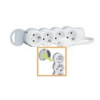 Удлинитель 4 гнезда 3м с/з белый (Legrand), арт. 695007