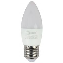 Лампа светодиодная LED свеча 6W E27 480Лм 4000К 220V ECO (Эра), арт. Б0020621