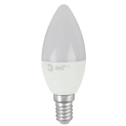 Лампа светодиодная LED свеча 8W E14 640Лм 4000К 220V ECO (Эра), арт. Б0030019