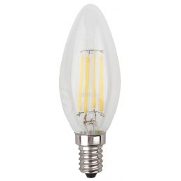 Лампа светодиодная LED свеча филамент 7W E14 730Лм 4000К 220V F-LED (Эра), арт. Б0027943