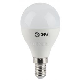 Лампа светодиодная LED шар 5W E14 400Лм 2700К 220V (Эра), арт. Б0028485