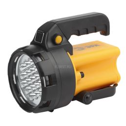 Фонарь-прожектор LED переносной 3W 120Лм на аккумуляторе желтый/черный Альфа PA-602 (Эра), Б0031033