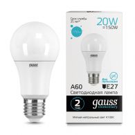 Gauss Лампа LED Elementary A60 20W E27 4100K 1/10/40
