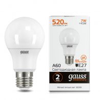 Gauss Лампа LED Elementary A60 7W E27 2700K 1/100