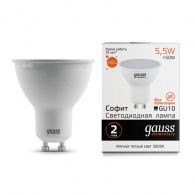 Gauss Лампа LED Elementary MR16 GU10 5.5W 2700К 1/10/100