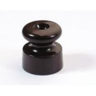 Изолятор для витого провода коричневый h18мм керамика 50шт (Bironi), арт. B1-551-02-50