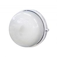 Светильник настенно-потолочный термостойкий круг без решетки 100w Е27 белый IP54 НПП1101 (IEK), арт. LNPP0-1101-1-100-K01