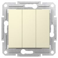 Выключатель 3 кл Sedna бежевый механизм встроенный монтаж (Schneider Electric), арт. SDN0300647