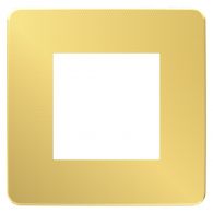 Рамка 1м Unica Studio Metal золото/бежевый встроенный монтаж (Schneider Electric), арт. NU280260