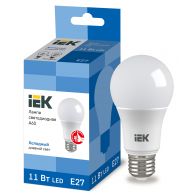 Лампа светодиодная LED груша 11W Е27 990Лм 6500К 220V (IEK), арт. LLE-A60-11-230-65-E27