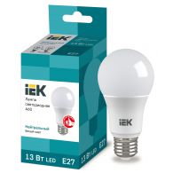 Лампа светодиодная LED груша 13W Е27 1170Лм 4000К 220V (IEK), арт. LLE-A60-13-230-40-E27