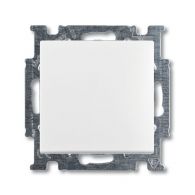 Выключатель 1 кл проходной (переключатель) Basic 55 белый 10А механизм с лиц.панелью встроенный монтаж 2006/6 UC-94-507 (ABB), арт. 2CKA001012A2142