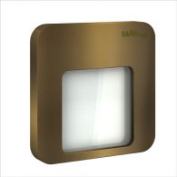 Светильник декоративной подсветки LED 0.42w 13Лм 3100K золото IP44 14В свет в 2-х направениях накладной монтаж MOZA (Zamel), арт. 01-111-42