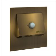 Светильник декоративной подсветки LED 1.4w 38Лм 5900K золото IP20 230В встроенный монтаж NAVI (Zamel), арт. 11-222-41