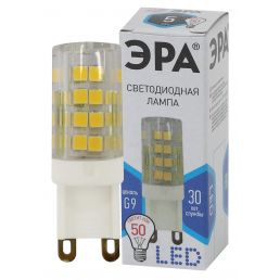 Лампа светодиодная LED капсула 5W G9 400Лм 4000К 220V (Эра), арт. Б0027864