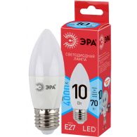 Лампа светодиодная LED свеча 10W Е27 800Лм 4000К 220V ECO (Эра), арт. Б0032965