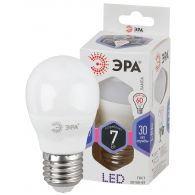 Лампа светодиодная LED шар 7W E27 560Лм 6000К 220V (Эра), арт. Б0031402