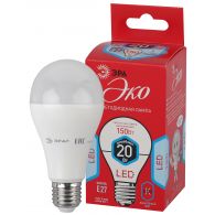 Лампа светодиодная LED груша 20W Е27 1600Лм 4000К 220V ECO (Эра), арт. Б0031710