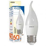 Лампа светодиодная LED свеча на ветру 6W E27 540Лм 4000К 220V IONICH (UNIVersal), арт. 1634