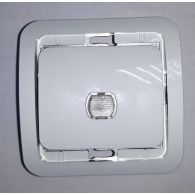 Диммер (светорегулятор) 400W Mimoza белый со вставкой нажимной с дист. управлением встроенный монтаж (Makel), арт. 22045