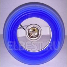 Светильник декор стекло круглое 60w E27 R63 синий IP20 220В VT 630 (Vito), арт. VT630-60W/BLUE/E27