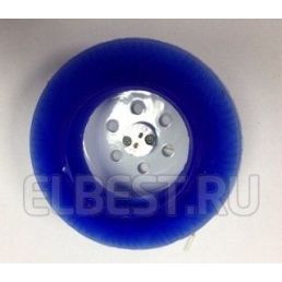 Светильник декор стекло круглое 50w GU5.3 MR16 синий IP20 12В VT 577 (Vito), арт. VT577-50W/BLUE/MR16