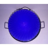 Светильник декор стекло 50w GU5.3 MR16 синий IP20 220В VT 5585 (Vito), арт. VT5585-50W/BLUE/G4