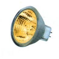Лампа галогеновая софит 50W GU5.3 400Лм 12V со стеклом желтая CLRMR16 (Vito), арт. CLRMR16-50W/YEL/GU5.3/12V