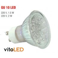Лампа светодиодная LED софит 1.2W GU10 белая 175Лм 220V (Vito), арт. GU10LED-1.2W/WH/GU10/220V