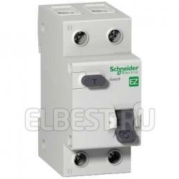 Дифавтомат 25А 1P+N 30мА тип C 4,5кА Easy 9 (Schneider Electric), арт. EZ9D34625