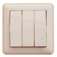 Выключатель 3 кл Wessen 59 слоновая кость встроенный монтаж (Schneider Electric), арт. VS0516-351-28