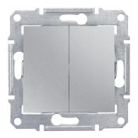 Выключатель 2 кл Sedna алюминий механизм встроенный монтаж (Schneider Electric), арт. SDN0300160
