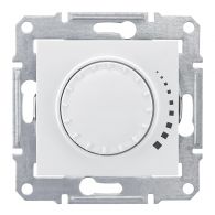 Диммер (светорегулятор) 500W Sedna белый поворотно-нажимной механизм встроенный монтаж (Schneider Electric), арт. SDN2200521
