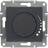 Диммер (светорегулятор) 500W Sedna графит поворотно-нажимной механизм встроенный монтаж (Schneider Electric), арт. SDN2200570