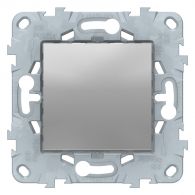 Выключатель 1 кл перекрестный (переключатель) Unica NEW алюминий механизм встроенный монтаж (Schneider Electric), арт. NU520530