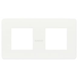 Рамка 2м универсал Unica Studio Color белый/белый встроенный монтаж (Schneider Electric), арт. NU280418