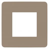 Рамка 1м Unica Studio Color песочный/бежевый встроенный монтаж (Schneider Electric), арт. NU280227